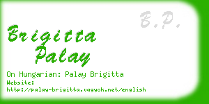 brigitta palay business card